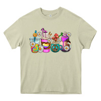 Mossy hippie coffee cups Heavy Core Tee - AdoDesignShop