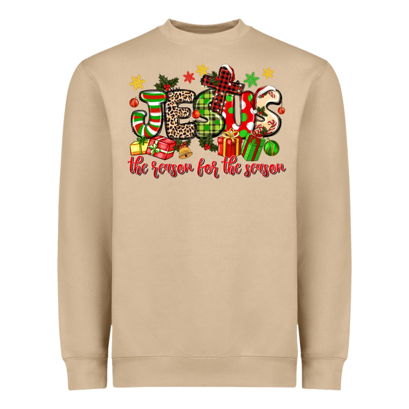 Jesus The Reason For The Season Heavyweight Sweatshirt by MaliasSmallBusiness | Teevron