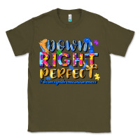 Army Green down right perfect Classic Tee - JahusDesignShop