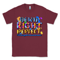 Burgundy down right perfect Classic Tee - JahusDesignShop