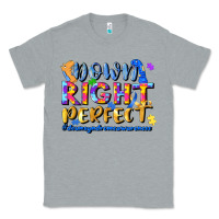 Heather Grey down right perfect Classic Tee - JahusDesignShop