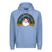 Colony Blue santa rainbow Premium Hoodie - JahusDesignShop
