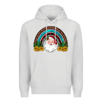 Dove Grey santa rainbow Premium Hoodie - JahusDesignShop