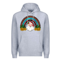 Heather Grey santa rainbow Premium Hoodie - JahusDesignShop