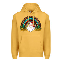 Mustard santa rainbow Premium Hoodie - JahusDesignShop