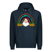 Navy santa rainbow Premium Hoodie - JahusDesignShop