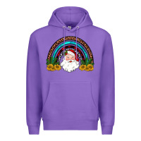 Purple santa rainbow Premium Hoodie - JahusDesignShop