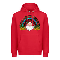 Red santa rainbow Premium Hoodie - JahusDesignShop