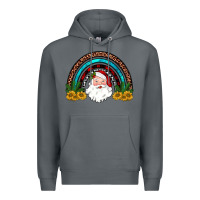 Rock santa rainbow Premium Hoodie - JahusDesignShop