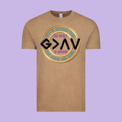Be Still And Know Vintage Tee Designed By Maliassmallbusiness