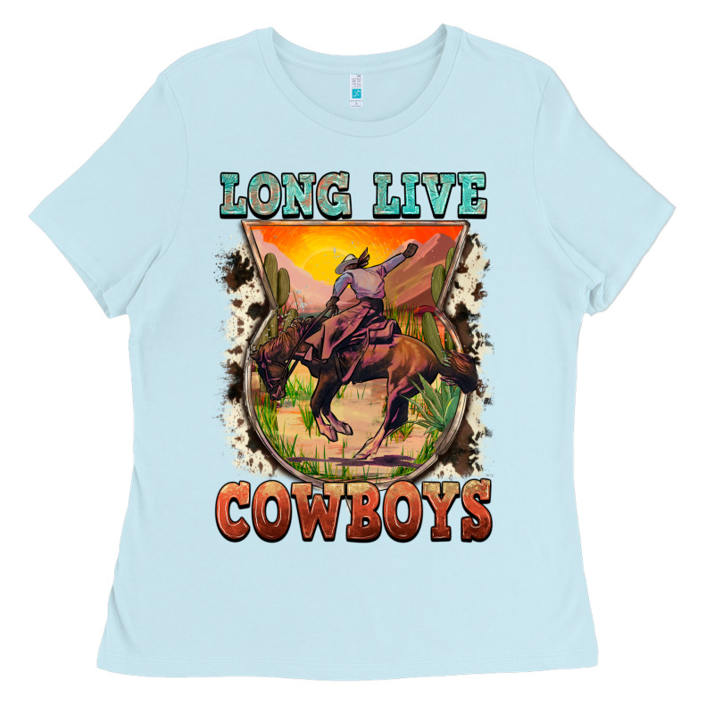 Long Live Cowboys Ladies Tee by FaDigitalArtStudio | Teevron