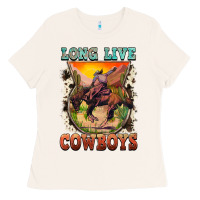 Bone long live cowboys Ladies Tee - FaDigitalArtStudio