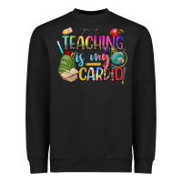 Black teaching is my cardio Heavyweight Sweatshirt - NancyCooperArtShop