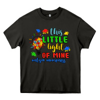 Asphalt this little light of mine autism awareness Heavy Core Tee - JahusDesignShop
