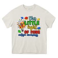 Cream this little light of mine autism awareness Heavy Core Tee - JahusDesignShop