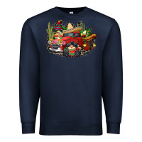 Navy cinco de mayo truck Premium Sweatshirt - CowGirlArtShop