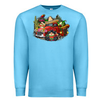 Ocean Blue cinco de mayo truck Premium Sweatshirt - CowGirlArtShop