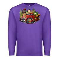 Purple cinco de mayo truck Premium Sweatshirt - CowGirlArtShop