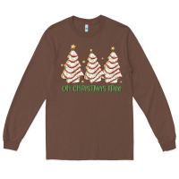 Chestnut oh christmas tree cake Long Sleeve Tee - MaliasSmallBusiness
