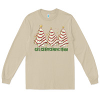 Mushroom oh christmas tree cake Long Sleeve Tee - MaliasSmallBusiness