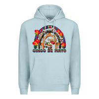 Blue Mist cinco de mayo rainbow Premium Hoodie - CowGirlArtShop