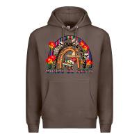 Coffee cinco de mayo rainbow Premium Hoodie - CowGirlArtShop