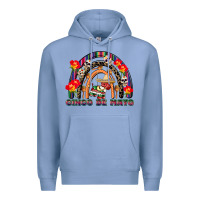 Colony Blue cinco de mayo rainbow Premium Hoodie - CowGirlArtShop