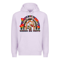 Lilac cinco de mayo rainbow Premium Hoodie - CowGirlArtShop