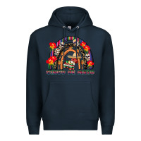 Navy cinco de mayo rainbow Premium Hoodie - CowGirlArtShop