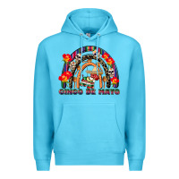 Ocean Blue cinco de mayo rainbow Premium Hoodie - CowGirlArtShop