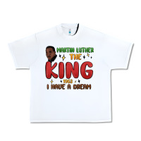 White martin luther the king 1963 i have a dream Urban Heavy Tee - MaliasSmallBusiness
