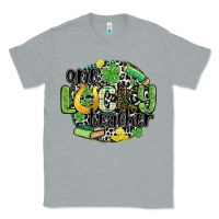 Heather Grey one lucky teacher Classic Tee - MaliasSmallBusiness