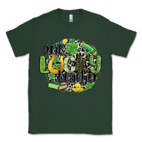 Sports Green one lucky teacher Classic Tee - MaliasSmallBusiness