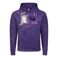 Cloud Purple cute but feral Vintage Hoodie - MaliasSmallBusiness