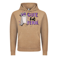 Vintage Coffee cute but feral Vintage Hoodie - MaliasSmallBusiness