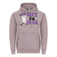 Vintage Zinc cute but feral Vintage Hoodie - MaliasSmallBusiness