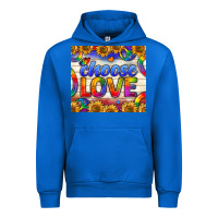 Cobalt Western Choose Love Tumbler Urban Hoodie - BundleAndBundleShop