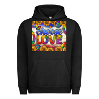 Pigment Black Western Choose Love Tumbler Urban Hoodie - BundleAndBundleShop