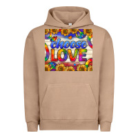 Pigment Burro Western Choose Love Tumbler Urban Hoodie - BundleAndBundleShop