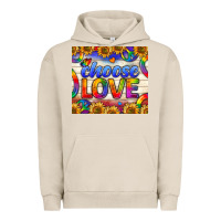 Pigment French Oak Western Choose Love Tumbler Urban Hoodie - BundleAndBundleShop