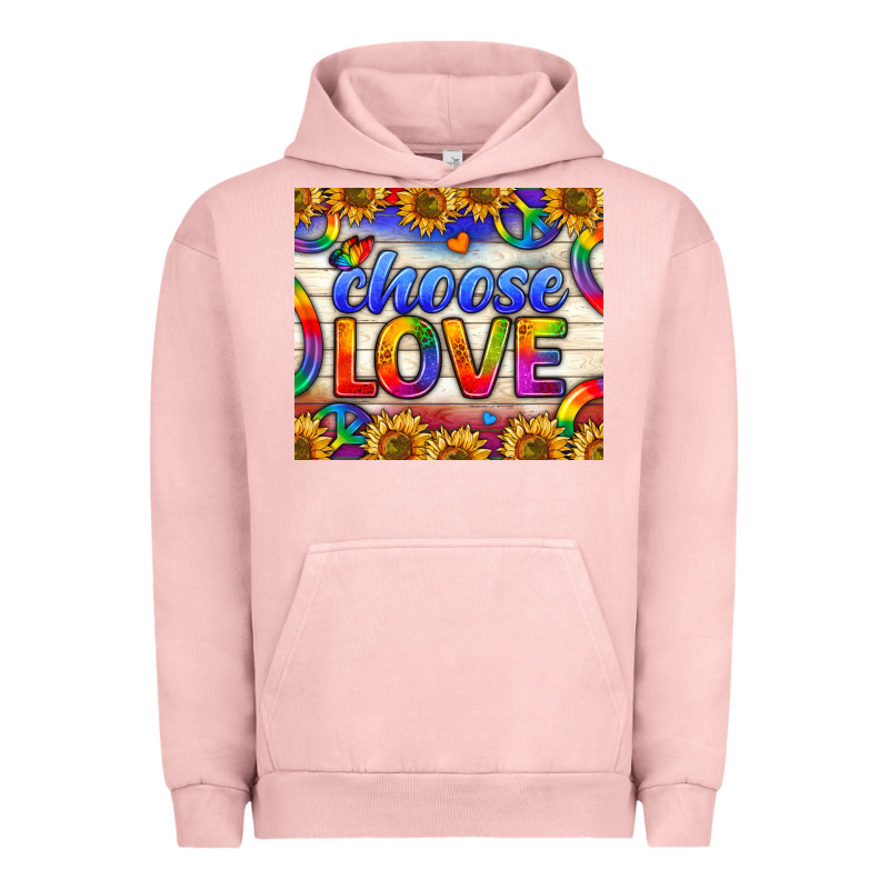 Western Choose Love Tumbler Urban Hoodie by BundleAndBundleShop | Teevron