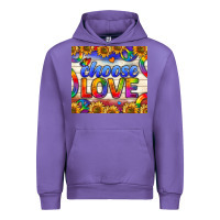 Tulip Western Choose Love Tumbler Urban Hoodie - BundleAndBundleShop
