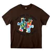 Chocolate Brown what makes you different is what makes you beautif Heavy Core Tee - JahusDesignShop