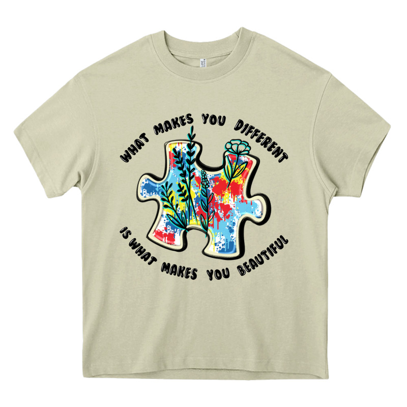 What Makes You Different Is What Makes You Beautif Heavy Core Tee by JahusDesignShop | Teevron