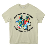 Mossy what makes you different is what makes you beautif Heavy Core Tee - JahusDesignShop