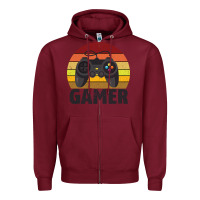 Burgundy Gamer Zipper Hoodie - Bettercallsaul