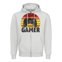 Dove Grey Gamer Zipper Hoodie - Bettercallsaul
