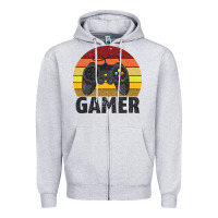 Heather Grey Gamer Zipper Hoodie - Bettercallsaul