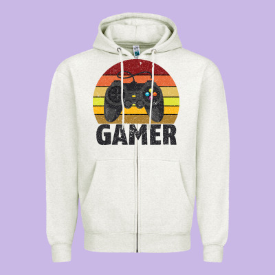 Gamer Zipper Hoodie Designed By Bettercallsaul