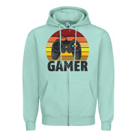Seafoam Gamer Zipper Hoodie - Bettercallsaul